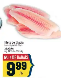 Marché Adonis FILETS DE TILAPIA | FRESH TILAPIA FISH FILLETS offer