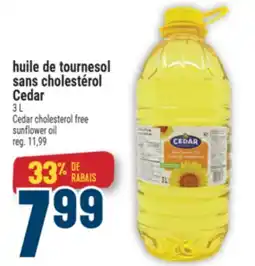 Marché Adonis HUILE DE TOURNESOL SANS CHOLESTÉROL CEDAR | CEDAR CHOLESTEROL FREE SUNFLOWER OIL offer