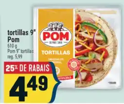 Marché Adonis TORTILLAS 9'' POM | POM 9'' TORTILLAS offer