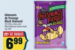 Marché Adonis bâtonnets de fromage Black Diamond | Black Diamond cheese sticks offer