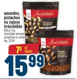 Marché Adonis amandes, pistaches ou cajous Irrésistible |Irrésistible almonds, pistachios or cashews offer