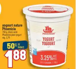 Marché Adonis yogourt nature Phoenicia | Phoenicia plain yogurt offer