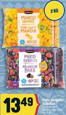 Marché Adonis FRUITS CONGELÉS SELECTION | SELECTION FROZEN FRUITS offer