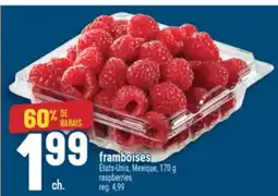 Marché Adonis FRAMBOISES | RASPBERRIES offer