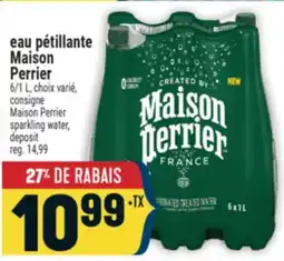 Marché Adonis EAU PÉTILLANTE MAISON PERRIER | MAISON PERRIER SPARKLING WATER offer