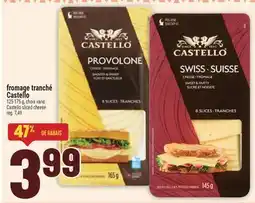Marché Adonis fromage tranché Castello | Castello sliced cheese offer