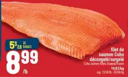 Marché Adonis filet de saumon Coho décongelé/surgelé | Coho salmon fillets thawed/frozen offer