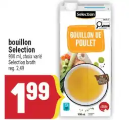 Marché Adonis BOUILLON SELECTION | SELECTION BROTH offer
