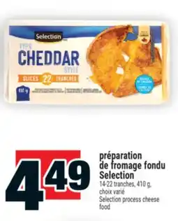 Super C preparation de fromage fondu Selection | Selection process cheese food offer