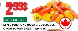 Marches Tau MINIS POIVRONS DOUX BIOLOGIQUES offer