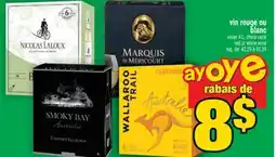 Super C vin rouge ou blanc | red or white wine offer