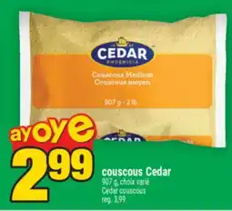 Super C couscous Cedar | Cedar couscous offer