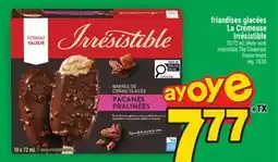 Super C friandises glacées LaCrémeuse Irrésistible | IrrésistibleTheCreamiest frozen treats offer