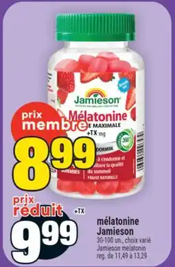 Super C mélatonine Jamieson | Jamieson melatonin offer