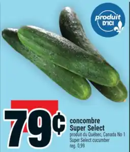 Super C concombre SuperSelect | Super Select Cucumber offer