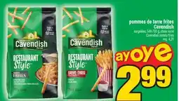 Super C pommes de terre frites Cavendish | Cavendish potato fries offer