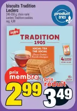 Super C biscuits Tradition Leclerc | Leclerc Tradition cookies offer