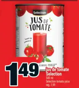 Super C jus de tomate Selection | Selection tomato juice offer
