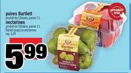 Super C poires Bartlett | Barlett pears offer