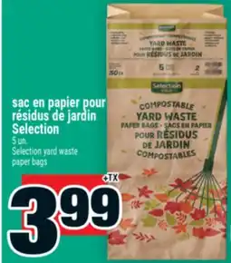Super C sac en papier pour résidus de jardin Selection | Selection yard waste paper bags offer