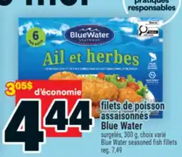Super C filets de poisson assaisonnés Blue Water | Blue Water seasoned fish fillets offer