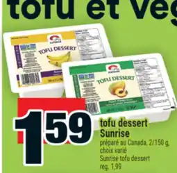 Super C tofu dessert Sunrise | Sunrise tofu dessert offer