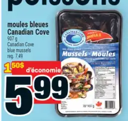 Super C moules bleues CanadianCove | Canadian Cove blue mussels offer