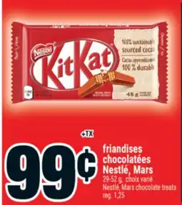 Super C friandises chocolatées Nestlé, Mars | Nestlé, Mars chocolate treats offer