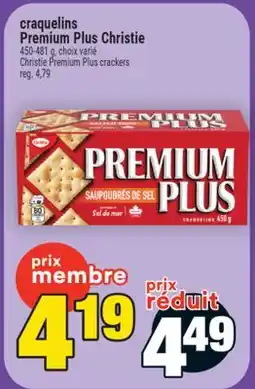 Super C craquelins PremiumPlus Christie | Christie PremiumPlus crackers offer