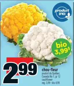 Super C chou-fleur | cauliflower offer