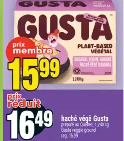 Super C haché végé Gusta | Gusta veggie ground offer