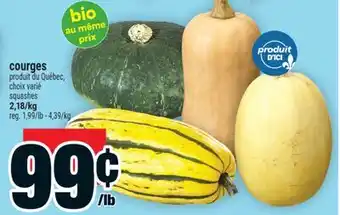 Super C courges | squashes offer