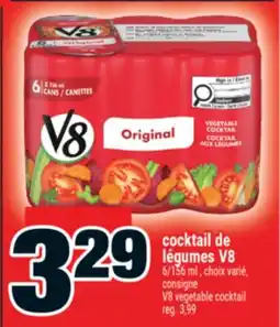 Super C cocktail de légumes V8 | V8 vegetable cocktail offer