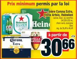 Super C bière Corona Extra, Stella Artois, Heineken | beer offer