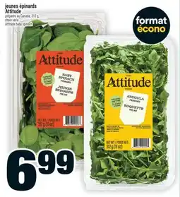 Super C jeunes épinards Attitude | Attitude baby spinach offer