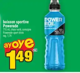 Super C boisson sportive Powerade | Powerade sport drink offer