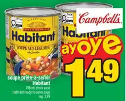 Super C soupe prête-à-servir Habitant | Habitant ready-to-serve soup offer