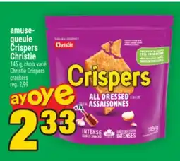 Super C amuse- gueule Crispers Christie | Christie Crispers crackers offer