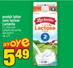 Super C produit laitier sans lactose Lactantia | Lactantia lactose free dairy product offer