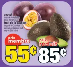 Super C avocat, fruit de la passion | avocado or passion fruit offer