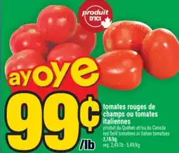 Super C tomates rouges de champs ou tomates italiennes | red field tomatoes or italian tomatoes offer