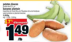 Super C patates douces, bananes plantain | sweet potatoes or plantain bananas offer