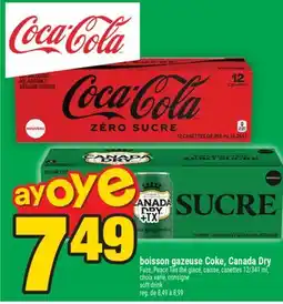 Super C boisson gazeuse Coke, Canada Dry | soft drink offer