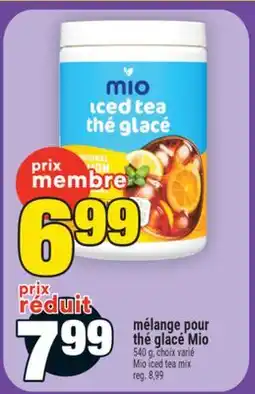 Super C mélange pour thé glacé Mio | Mio iced tea mix offer