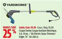 Canadian Tire Yardworks 5A Electric Grass Trimmer/ Edger offer