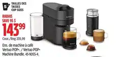 Canadian Tire Vertuo POP+ Machine Bundle Nespresso offer