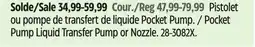 Canadian Tire Pocket Pump Liquid Transfer Pump or Nozzle offer