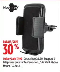 Canadian Tire Blue Hive Air Vent Phone Mount offer
