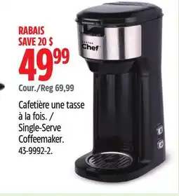Canadian Tire Master Chef Single-Serve Coffeemaker offer