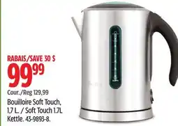Canadian Tire Breville Soft Touch 1.7L Kettle offer